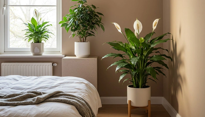 Plantas purificadoras para o quarto: ar limpo para uma noite de sono tranquila.