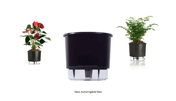 Mantenha Suas Plantas Vivas e Saudáveis Sem Esforço com o Vaso Autoirrigável Raiz!