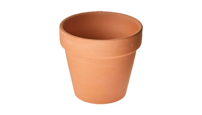 Vasos de barro para plantas