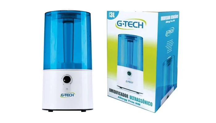Benefícios do umidificador G-Tech Allergy Free HM: alívio de alergias, melhora da respiração