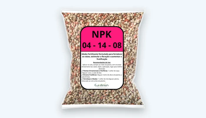 Adubo NPK 04-14-08 (Estimulante de Floração)