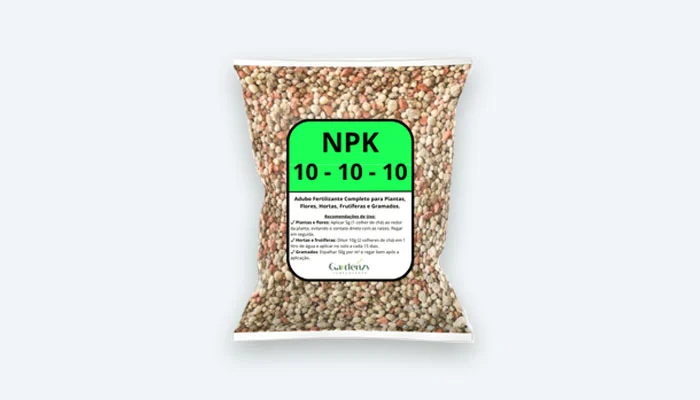 adubo NPK 10-10-10 Mineral